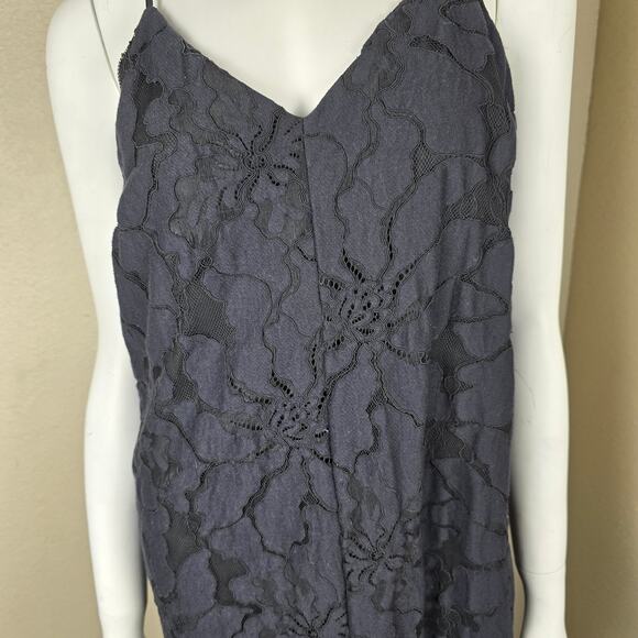 Topshop Floral Lace Maxi Chuck On in Black, Medium 8-10q q - Picture 10 of 11